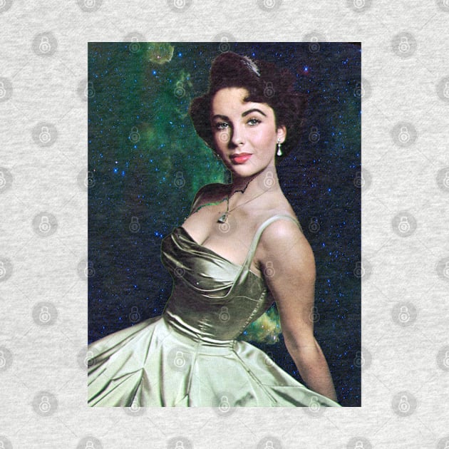 Elizabeth Taylor in Space: Starlight Starlets by asimplefool